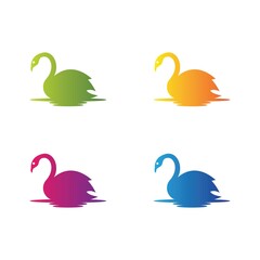 Swan icon set