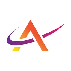 A Letter logo business