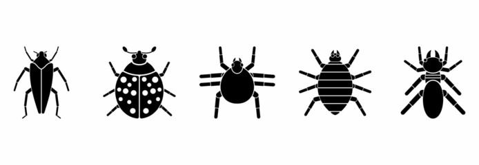 insect icon set, insect vector set sign symbol