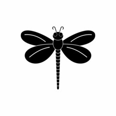 dragonfly icon, dragonfly vector sign symbol