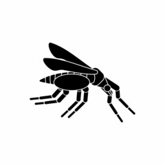 anopheles mosquito icon, anopheles mosquito vector sign symbol