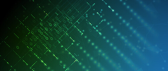 Neural network concept. Connected cells with links. High technology process. Abstract background