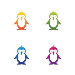Penguin icon set