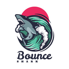 Illustration vector graphic of Shark, good for logo design