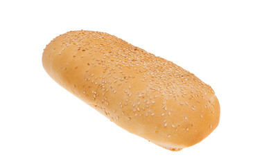 baguette bun isolated