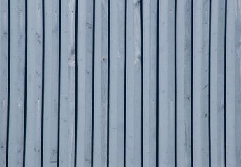 blue wooden fence