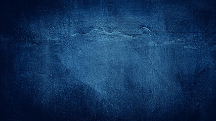 grunge dark blue abstract concrete wall texture background