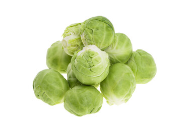 Obraz premium Brussels sprouts isolated