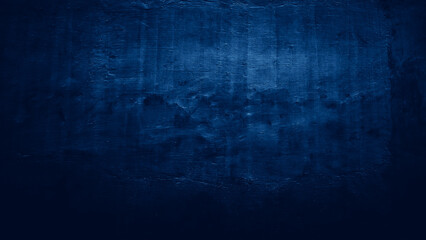 grunge dark blue abstract concrete wall texture background