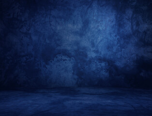blue concrete background