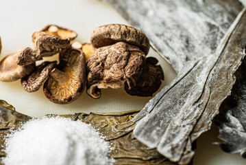 dried ingredients for japanese broth