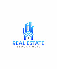 Fototapeta premium Real Estate logo template design. 