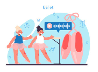 Dance teacher concept. Choreographer in a dance studio. Dancing courses