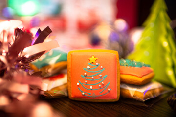 Рождественский пряник ручной работы