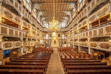 Jawor, Poland - finished in 1655 and a Unesco World Heritage Site, the Church of Peace in Jawor is a wooden masterpiece. Here in particular the interiors