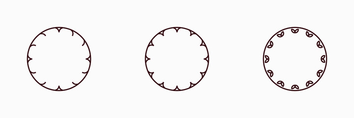 luxury  frame symbol logo template. Frame design. Vintage frame. Retro frame.