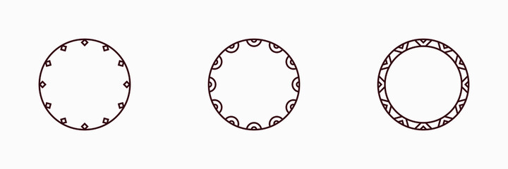 luxury  frame symbol logo template. Frame design. Vintage frame. Retro frame.