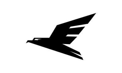 elegant eagle bird logo