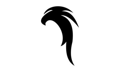 logo bird animal icon