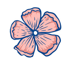 abstract flower illustration