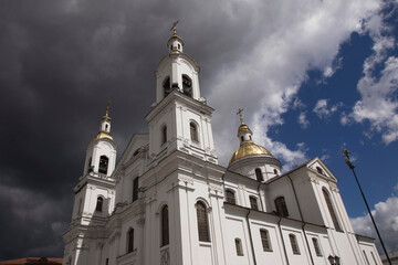 Cathedral of Dormition - Assumption cathedral in Vitebsk. Belarus