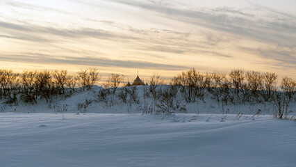 Yaroslavl, Volga coast, winter, snow
