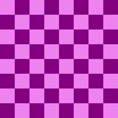 Checkerboard 8 by 8. Purple and Violet colors of checkerboard. Chessboard, checkerboard texture. Squares pattern. Background.