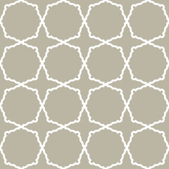 Seamless ornament in arabian style. Geometric abstract background. White pattern for wallpapers and backgrounds