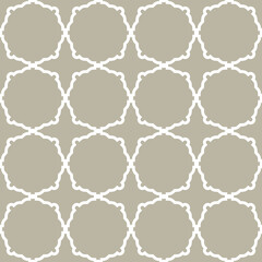 Fototapeta premium Seamless ornament in arabian style. Geometric abstract background. White pattern for wallpapers and backgrounds