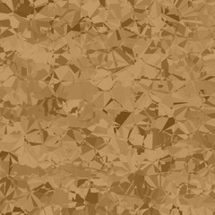 Abstract macro crystal geometric background texture Brown light color. Random pattern background. Texture Brown light color pattern background.
