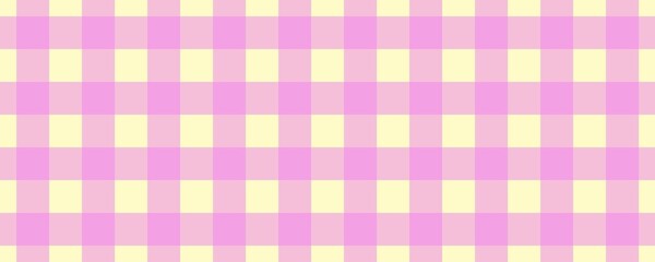 Banner, plaid pattern. Beige on Violet color. Tablecloth pattern. Texture. Seamless classic pattern background.