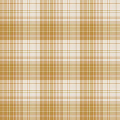 Seamless pattern in awesome beige colors for plaid, fabric, textile, clothes, tablecloth and other things. Vector image.