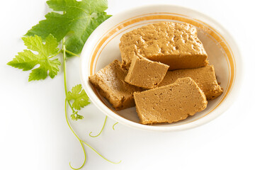 Halva made with grape molasses.