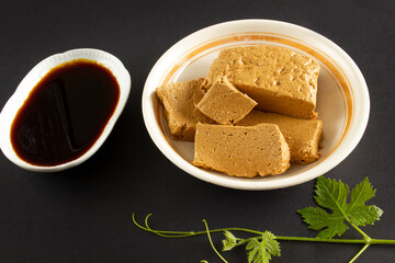 Halva made with grape molasses.