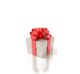 Gift box. 3d render