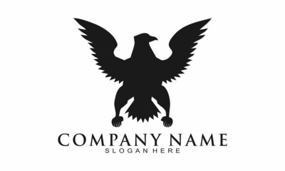 Fototapeta na wymiar Eagle illustration vector logo