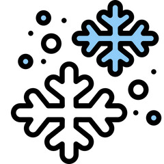 snowflake one color icon