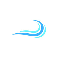Wave can be use for icon, sign, logo and text
