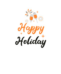 Happy Holiday svg file
