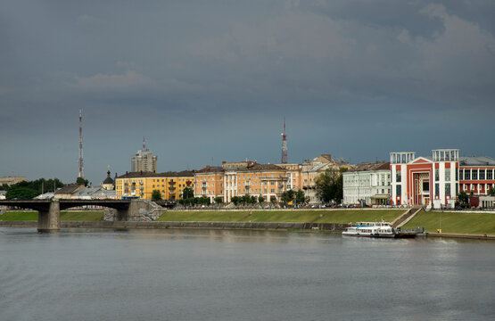 Embankment of Stepan Razin in Tver. Russia
