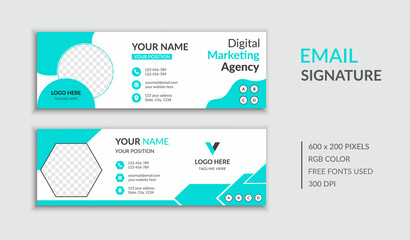 Professional Business Email Signature and Email Footer Design