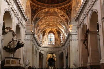 L'église Saint Roch, de style gothique, ville de Paris, Ile de France, France