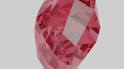 4K 3D Illustration of Crystal