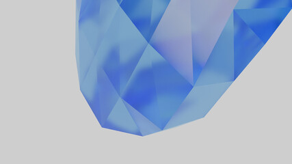 4K 3D Illustration of Crystal