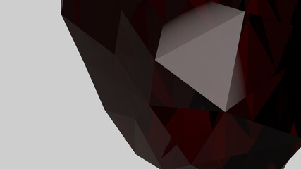 4K 3D Illustration of Crystal