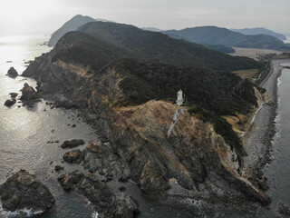 Fototapeta premium 徳島県阿南市 蒲生田岬の風景