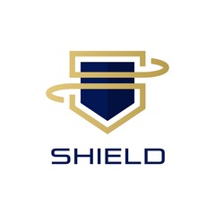 Modern Shield logo design concept