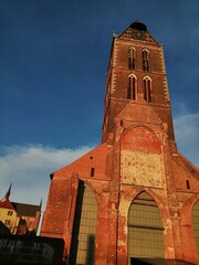 church in the evening