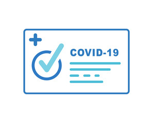 Covid-19 Vaccination Certificate. Card you have been vaccinated against the corona virus.