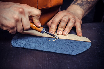 Leather Artisan making quality products